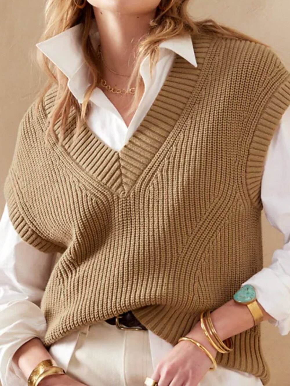 Banana Republic Cima Oversized Sweater Vest
